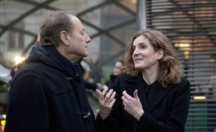 Nathalie Kosciusko-Morizet et Philippe Goujon, maire du 15ème arrondissement à Paris; le 12 décembre 2013.