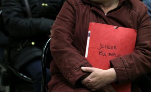 Une personne au chômage, le 29 janvier 2015 à Caen