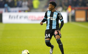 Le Marseillais Georges Kevin Nkoudou lors d'un match face à Lyon, le 24 janvier 2016.
