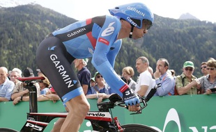 Le coureur de l'équipe Garmin David Millar, le 8 juin 2013 lors du Tour de Suisse.