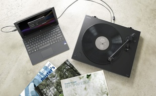 La nouvelle platine PS-HX500 permet d'écouter et de numériser ses vinyles dans un format audio non compressé.