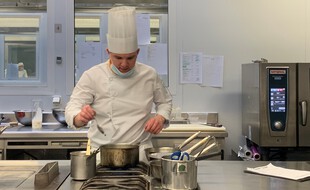 Matthieu Meusnier, participant girondin à l'émission Objectif Top Chef.