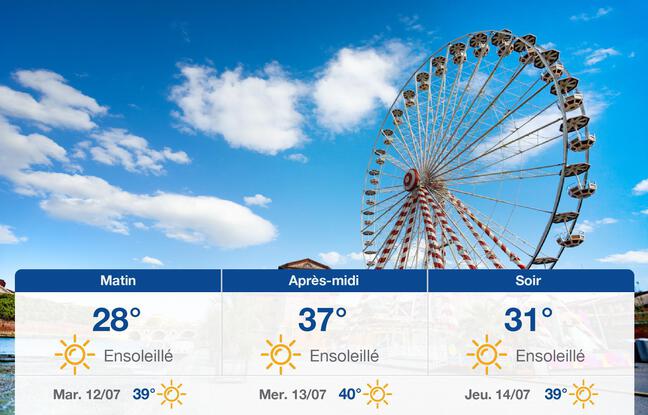 Météo Toulouse: Prévisions du lundi 11 juillet 2022