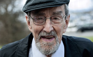 L'acteur danois Gabriel Axel à Copenhague au Danemark en avril 2012.