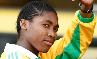 L'athlète sud-africaine Caster Semenya, le 25 août 2009 à Johannesbourg.