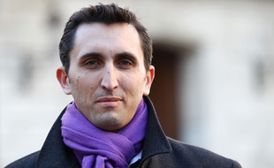 Julien Aubert à Carpentras le 5 mars 2014.