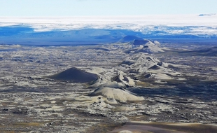 Relief géologique né des mouvements de la croûte terrestre