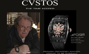 Depardieu ambassadeur de la marque de montres suisse