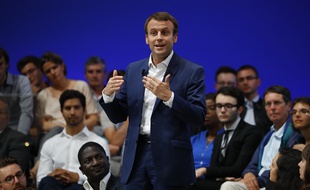 Emmanuel Macron à la Mutualité, à Paris, le 12 juillet 2016.
