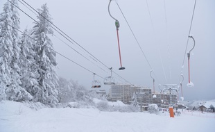 A la station de Prapoutel en Isère, en janvier 2021.
