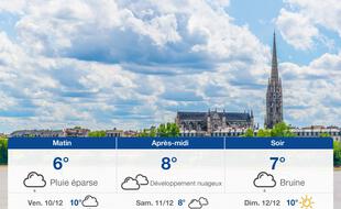 Météo Bordeaux: Prévisions du jeudi 9 décembre 2021