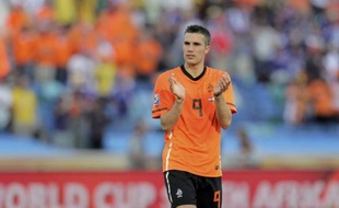 Robin Van Persie, le 19 juin 2010 à Durban.
