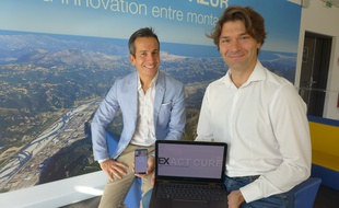 Frédéric Dayan et Fabien Astic, fondateurs d'ExactCure, sont basés à l’incubateur Paca Est.