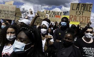 Une manifestation contre les violences policières, ici à Rennes.