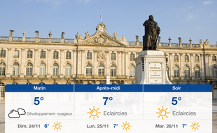 Météo Nancy: Prévisions du samedi 23 novembre 2019