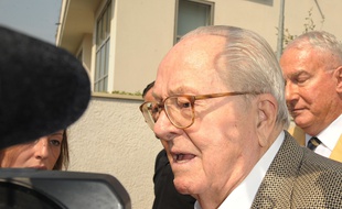 Le cofondateur du FN Jean-Marie Le Pen, le 3 juillet 2015 à Nanterre.