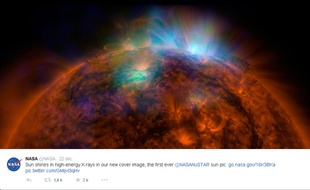 La NASA a filmé l'une des plus grandes éruptions solaires jamais enregistrées.