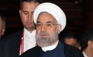 Le président iranien Hassan Rohani, le 23 avril 2015 à Jakarta, en Indonésie
