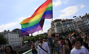 La Marche des fiertés à Lyon, le 20 juin 2015.