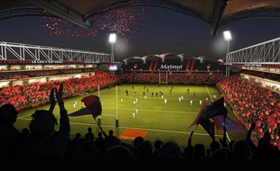 Le visuel du Matmut Stadium de Gerland, une fois les travaux finis cet été.