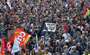 Une manifestation contre la Loi Travail en septembre 2016