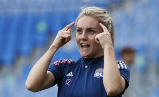 La latérale lyonnaise Ellie Carpenter, ici lors d'un entraînement à Saint-Sébastien en août pour le Final 8 de la Ligue des champions.