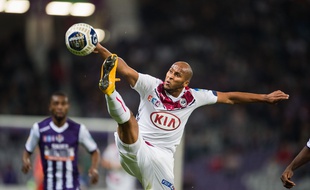 Bordeaux's player Thomas Toure in action during the French League Cup soccer match between Toulouse Football Club and Girondins de Bordeaux at the Toulouse Stadium in Toulouse, southern FRANCE - 28/10/2014./LANCELOT_FLAF010/Credit:LANCELOT FREDERIC/SIPA/1410282225