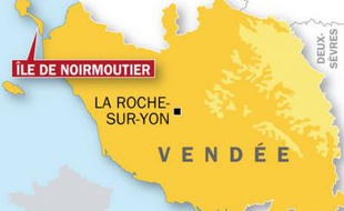 Carte de localisation de l’île de Noirmoutier