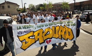 La marche blanche en mémoire de Jaouad, mort à la maison d'arrêt de Seysses, a réuni plus de 200 personnes.