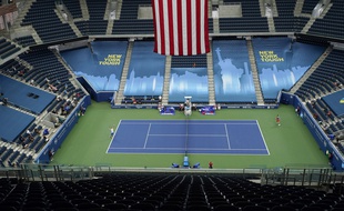 Le stade vide de Flushing Meadows