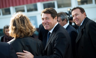 Christian Estrosi, le 7 décembre 2015 à Vitrolles.