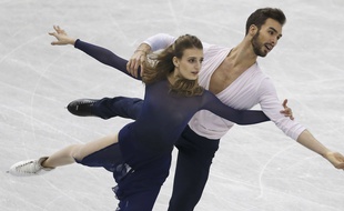 Gabriella Papadakis et Guillaume Cizeron à Nagoya, le 9 décembre dernier.
