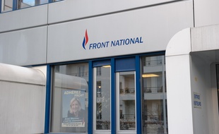 Le siège du Front National à Nanterre en 2012.