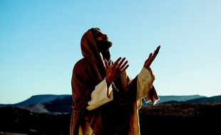 Mike Massy, interprète le rôle-titre de la comédie musicale «Jésus - De Nazareth à Jérusalem.