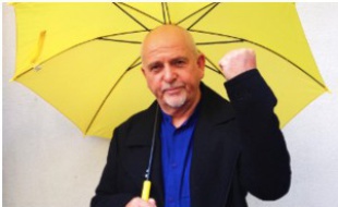 La photo de soutien de Peter Gabriel
