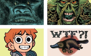 King Kong, La créature des marais, Scott Pilgrim et un Tattoo Flash de Larcenet