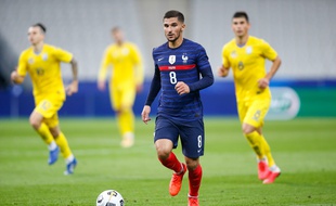 Houssem Aouar, ici contre l'Ukraine
