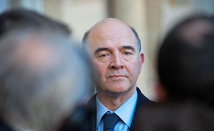 Le ministre de l'Economie Pierre Moscovici, le 19 décembre 2013.