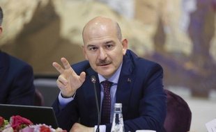 Suleyman Soylu, ministre truque de l'Intérieur le 21 août 2019