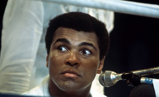 Mohamed Ali à Manille, en 1975.
