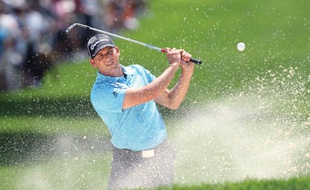 Le golfeur espagnol Sergio Garcia, lors du Bridgestone Invitational d'Akron, le 7 août 2009.