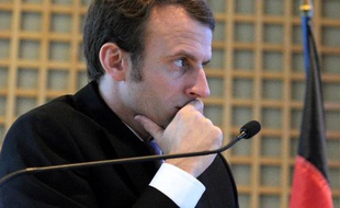 Le ministe de l'Economie Emmanuel Macron le 27 novembre 2014 à Bercy à Paris