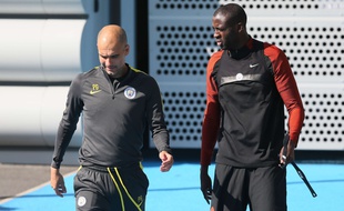 Pep Guardiola et Yaya Touré