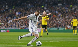 Karim Benzema, auteur d'un doublé contre Dortmund le 7 décembre 2016.