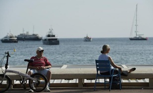 La Croisette à Cannes le 11 mai 2015