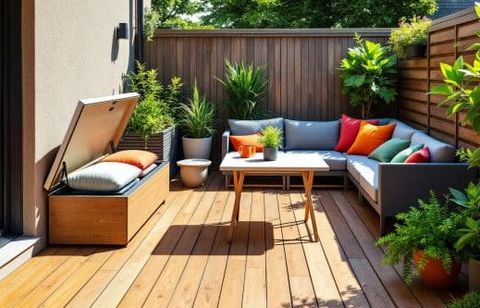 Petite terrasse en mode été : nos astuces de mobilier malin pour 3 fois plus de plaisir dehors !