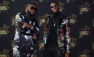 Gims et Dadju aux NRJ Music Awards, le 10 novembre 2018.