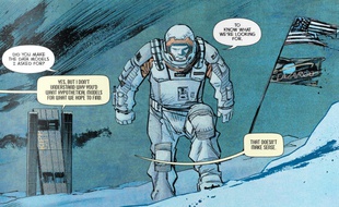 Le pofesseur Mann, dans ce prologue de Interstellar.