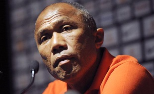 Antoine Kombouaré, l'entraîneur du PSG, le 5 août 2011, au Parc des Princes.