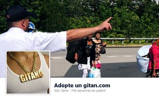 Capture de la page Facebook «adopte un gitan»